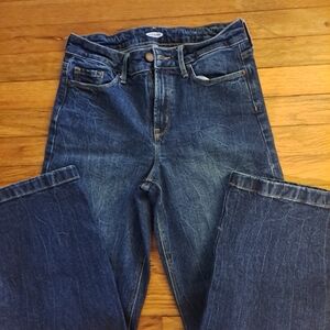 Old Navy Dark Blue Straight Leg Jeans